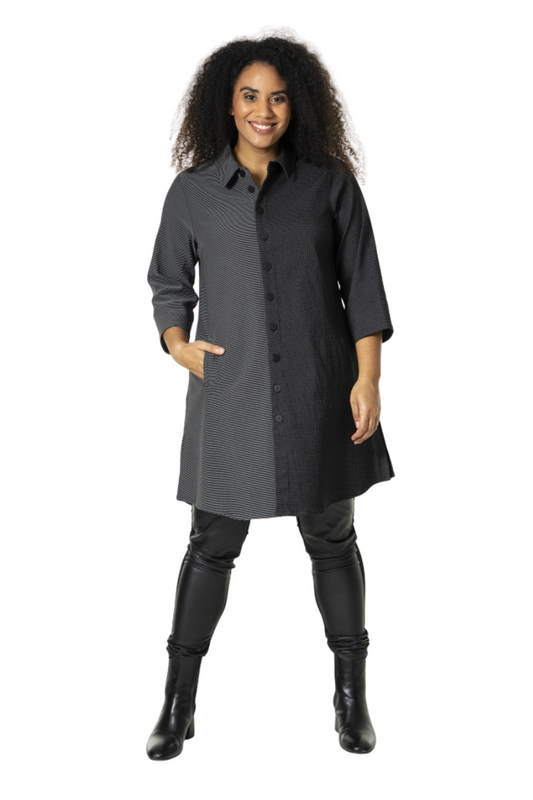 Studio kjole SEmilie shirt sort