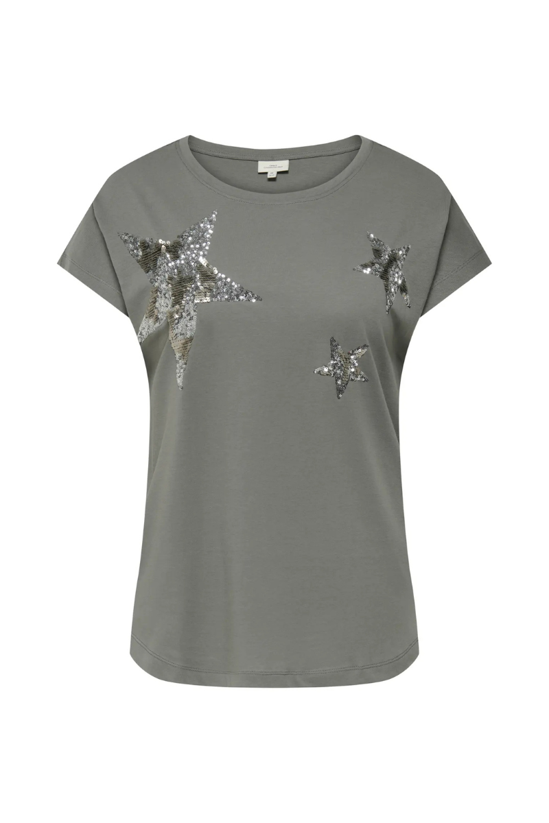 only carmakoma t-shirt carlula grå