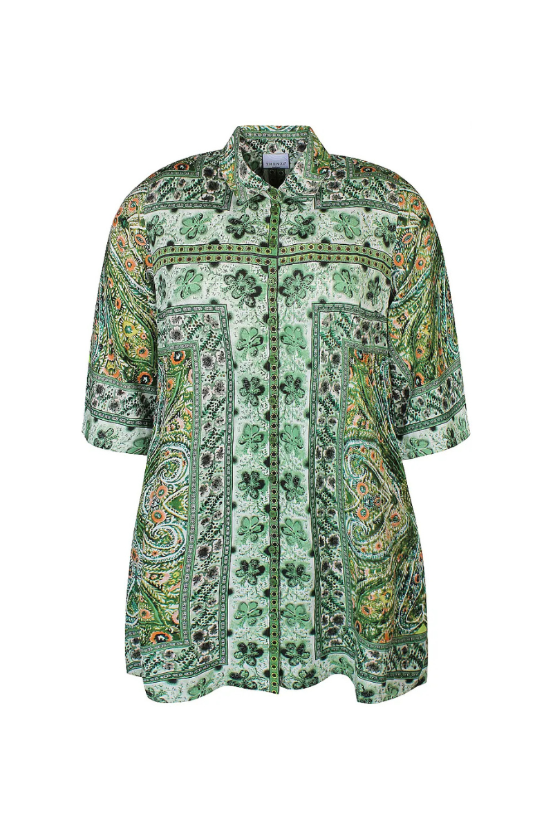 zhenzi kjole 3/4 ZH-Tami 1090 grøn kombi