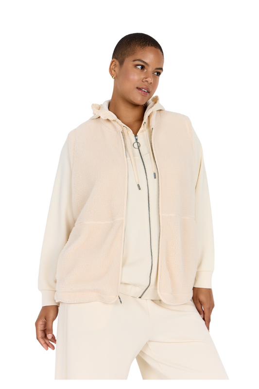 Wasabi plys vest Wa-Nettie 1 naturhvid