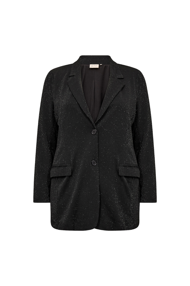 wasabi blazer WA-sanja 4 sort/sølv kombi