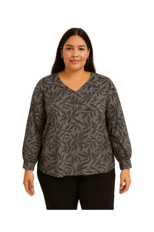 Zhenzi bluse zh-sara 1037 grå