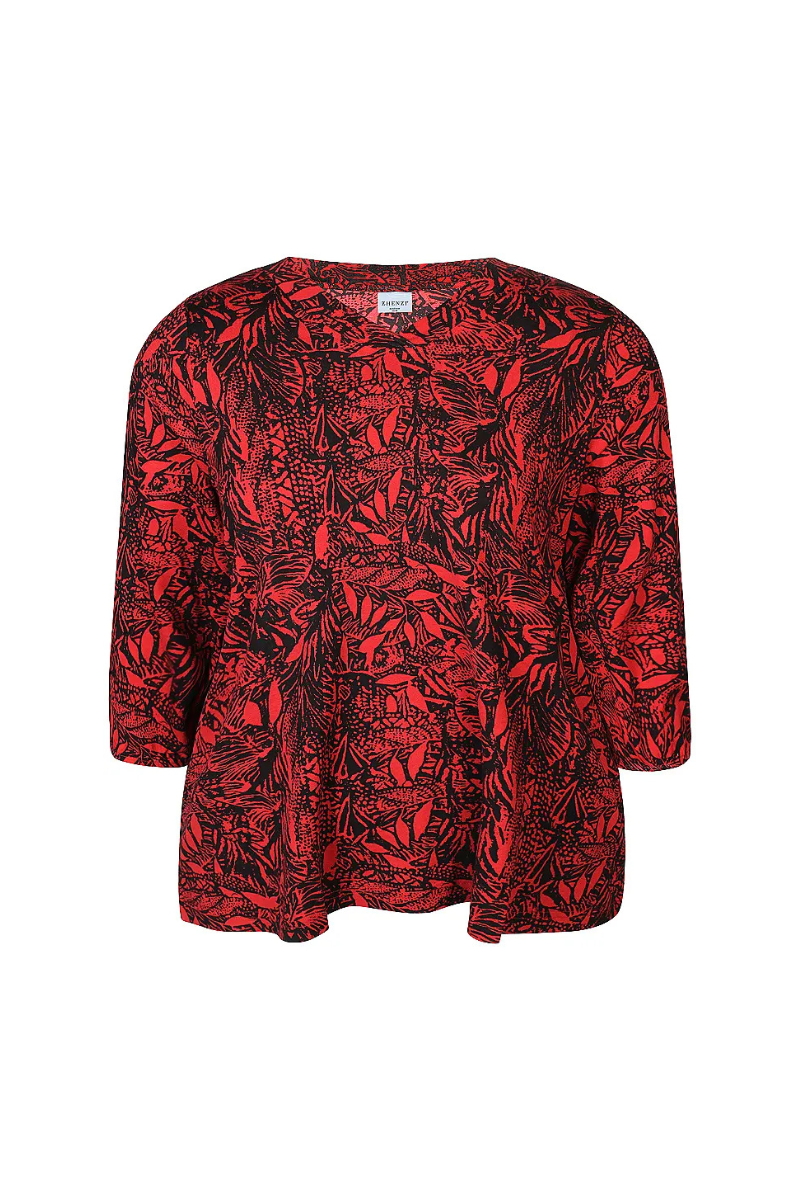 zhenzi bluse zh-sylva 897 rød