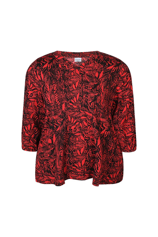 zhenzi bluse zh-sylva 897 rød