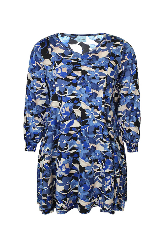 zhenzi kjole Zh-Saki 1026 blå kombi