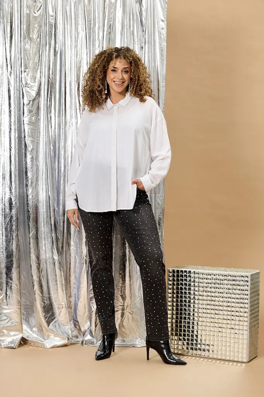 Zhenzi skjorte Zh-Vicy 1133 hvid