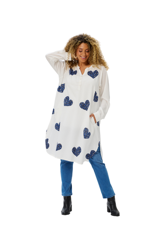 zhenzi kjole zh-sofia 1344-dress L/S hvid