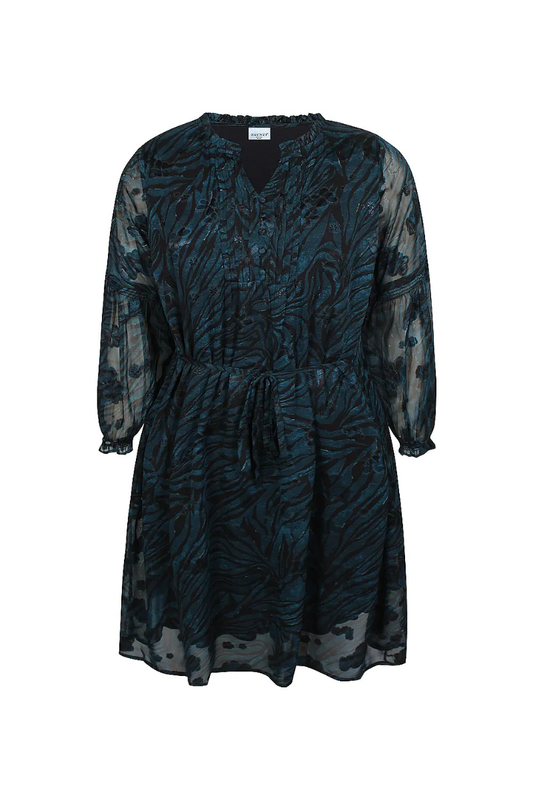 Zhenzi kjole Zh-tula 1122 grøn kombi