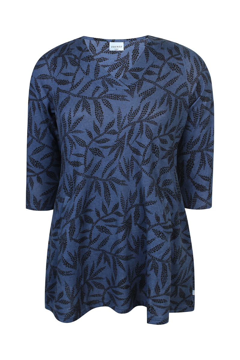 Zhenzi tunika zh-sara 1038 mørkeblå