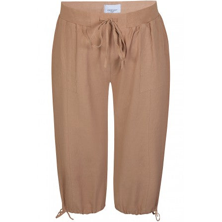 Zhenzi capri bukser brun amin 1220