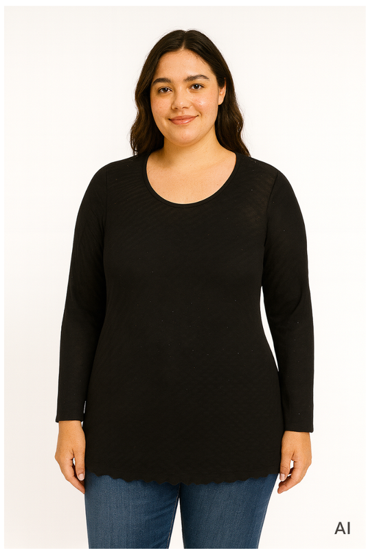 Zhenzi bluse Zh-Tiri 1242 sort