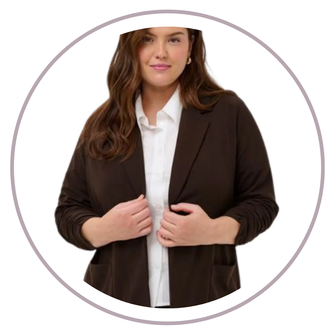 Kaffe Curve habitjakke