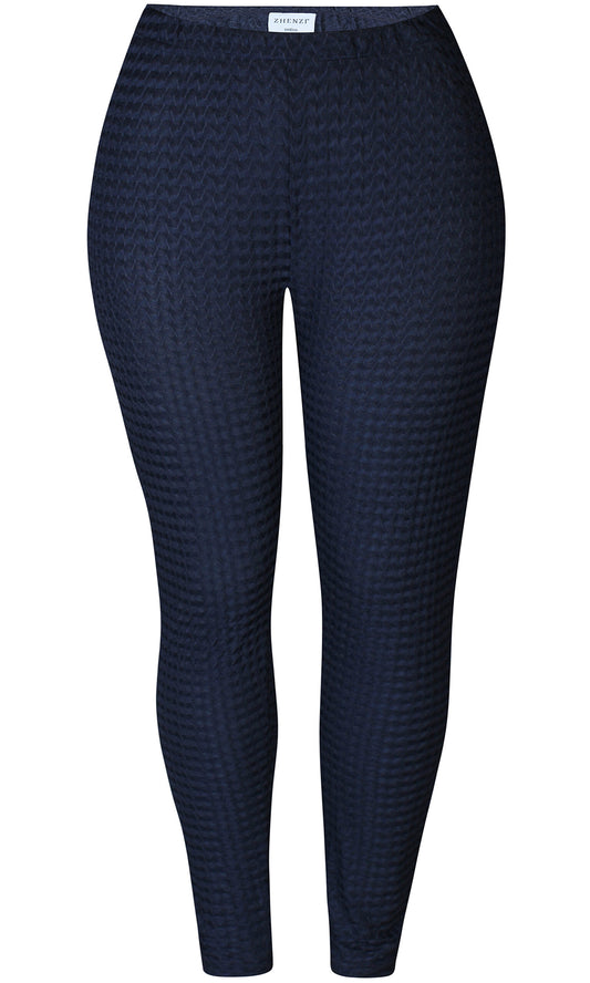 zhenzi vaffel leggings blakely navy