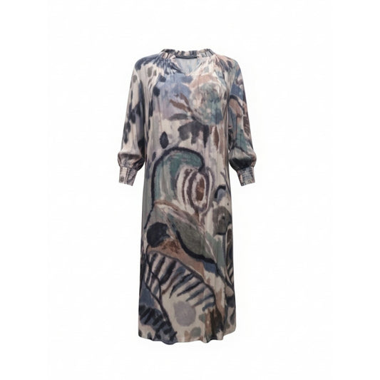 Vanting tunika 9809 brun print 14