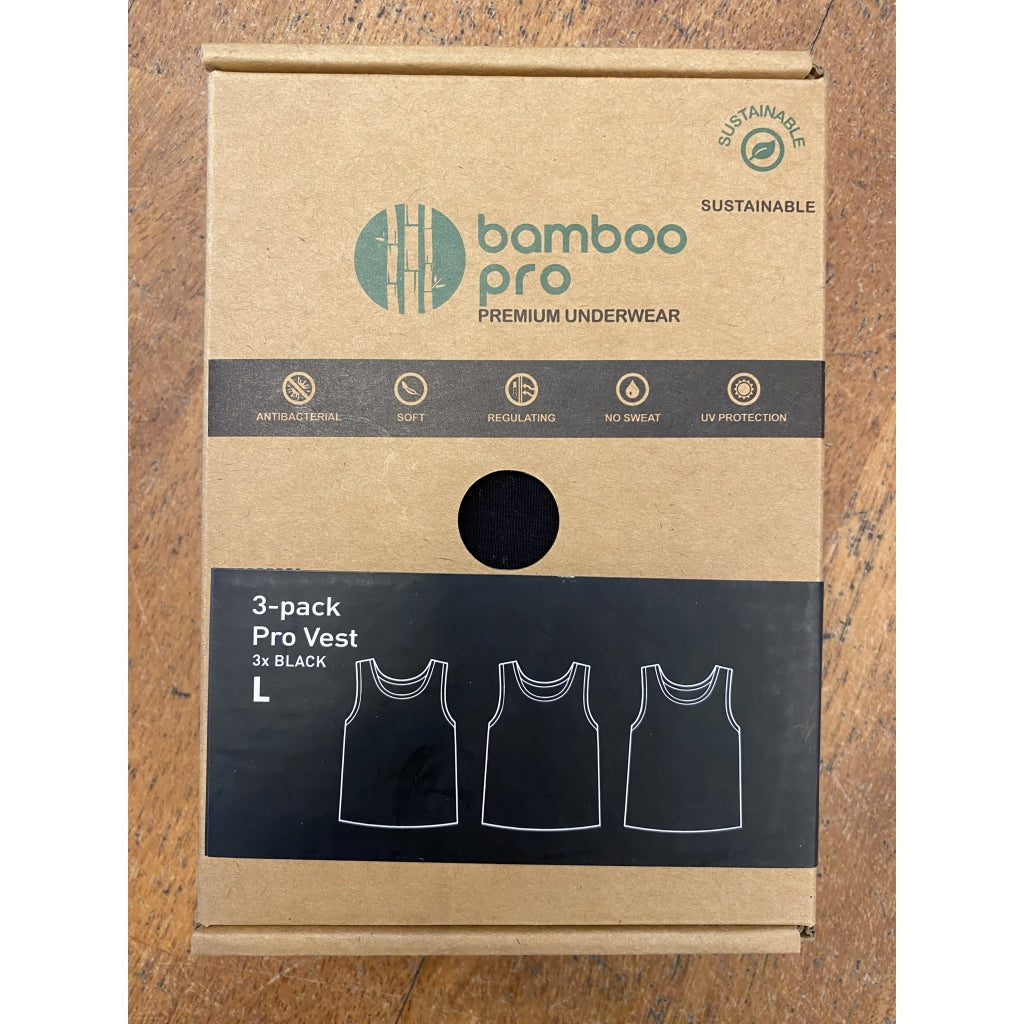 Vanting  bambus toppe 3 stk BAMBOO