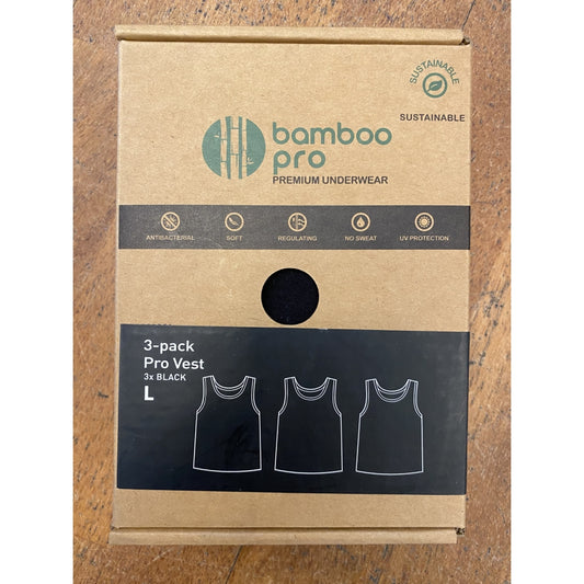 Vanting  bambus toppe 3 stk BAMBOO