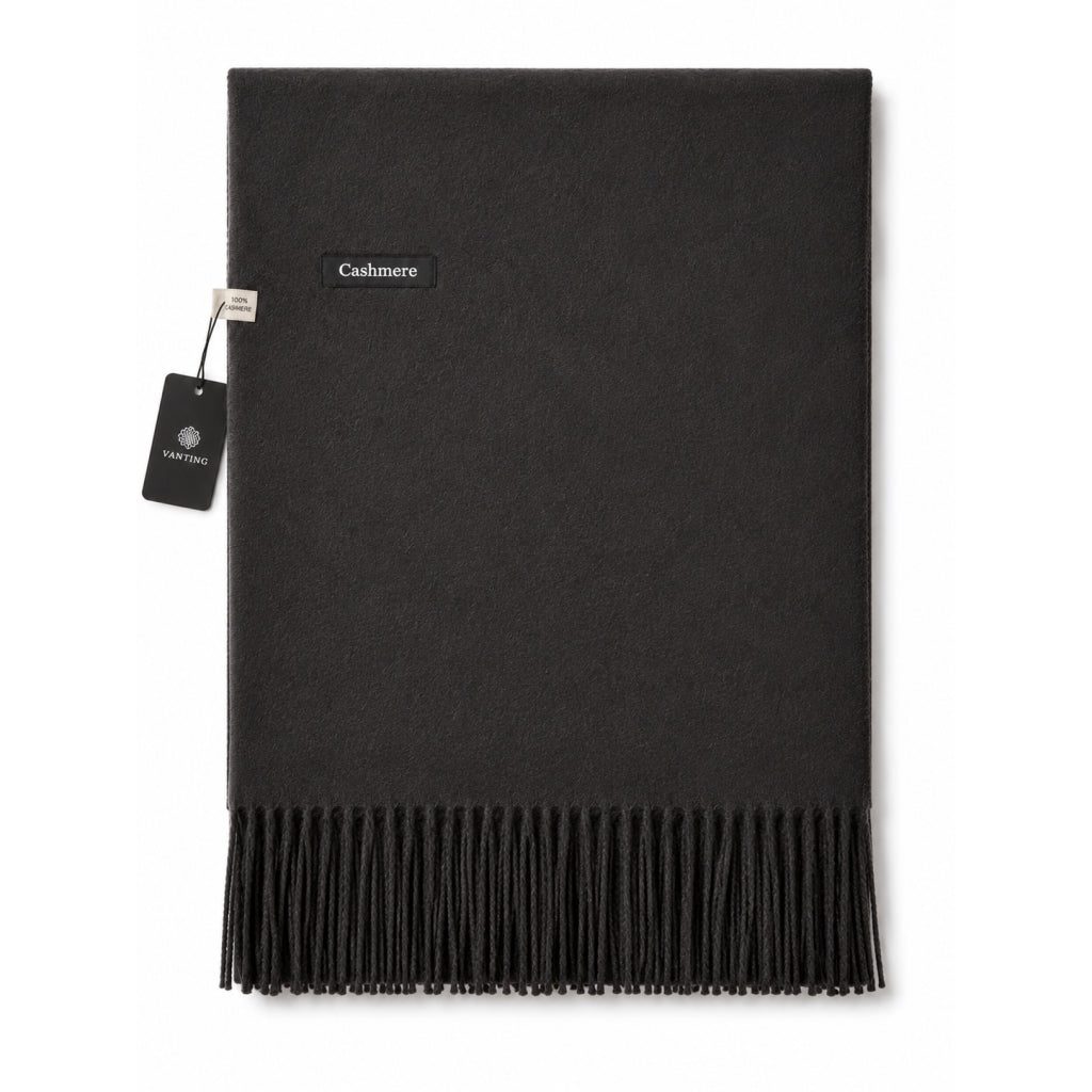 Vanting cashmere tørklæde VT2761A black