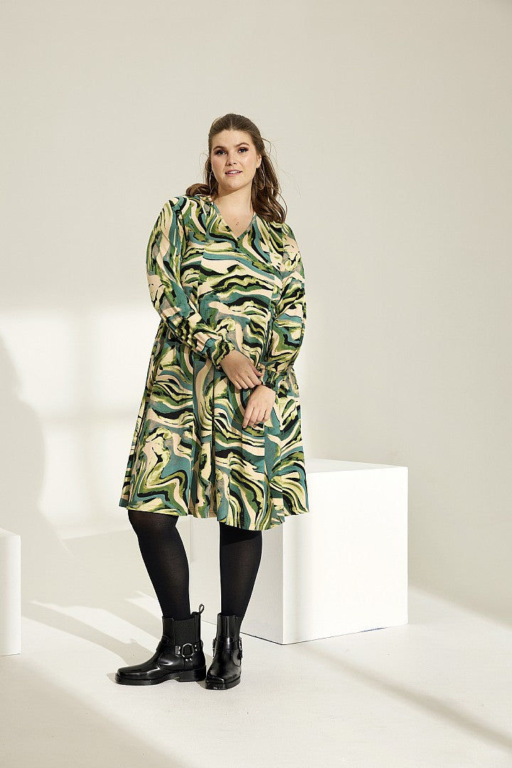 zhenzi kjole Evalin 371 grøn