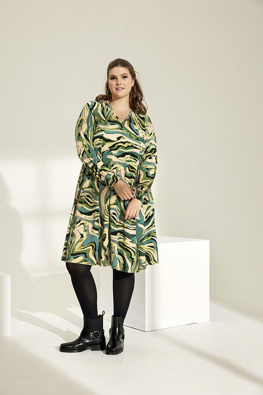 zhenzi kjole Evalin 371 grøn