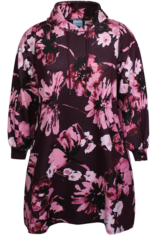 zhenzi kjole sweat Zh-mya 1186 pink kombi