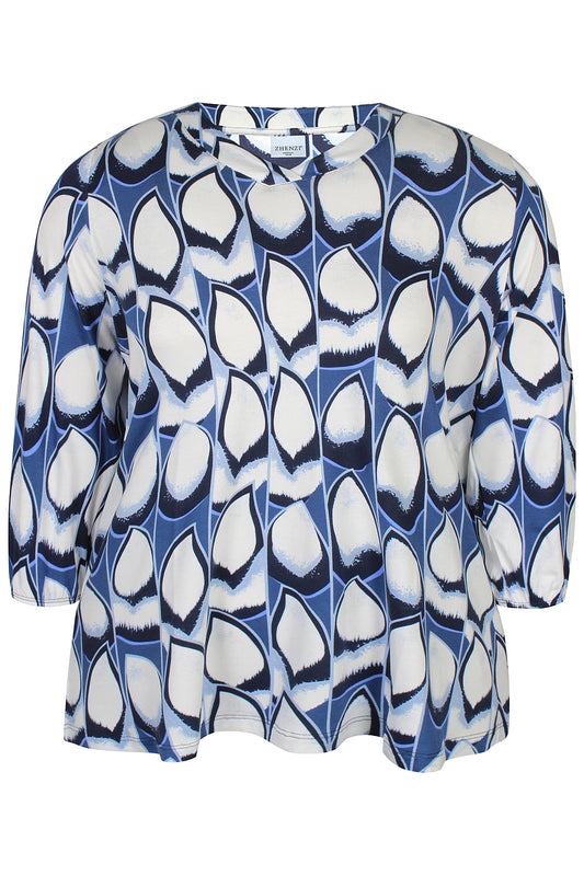 zhenzi bluse Zh-sylva 1260 blå