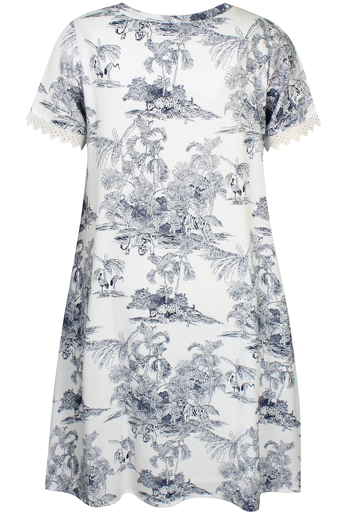 zhenzi kjole zh-ivory 1370 navy