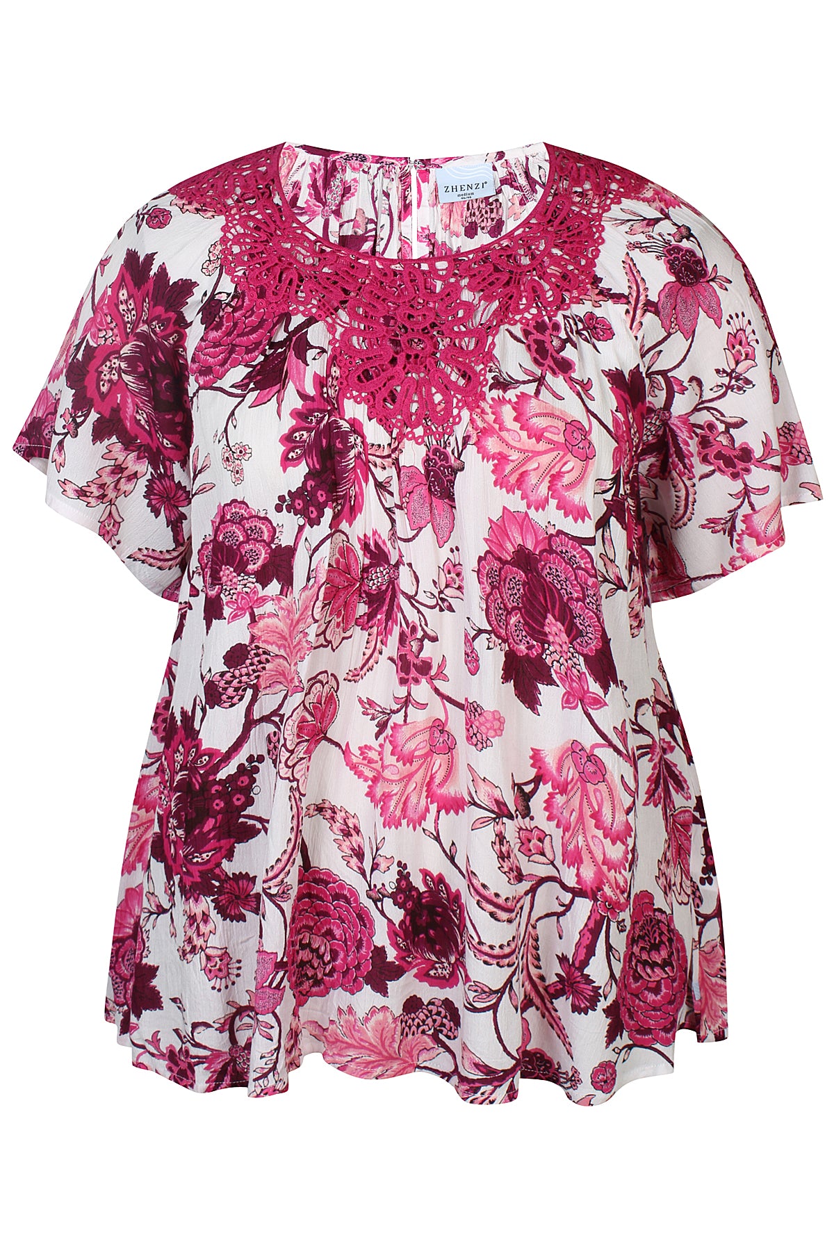 zhenzi bluse zh-jacki 1371 pink