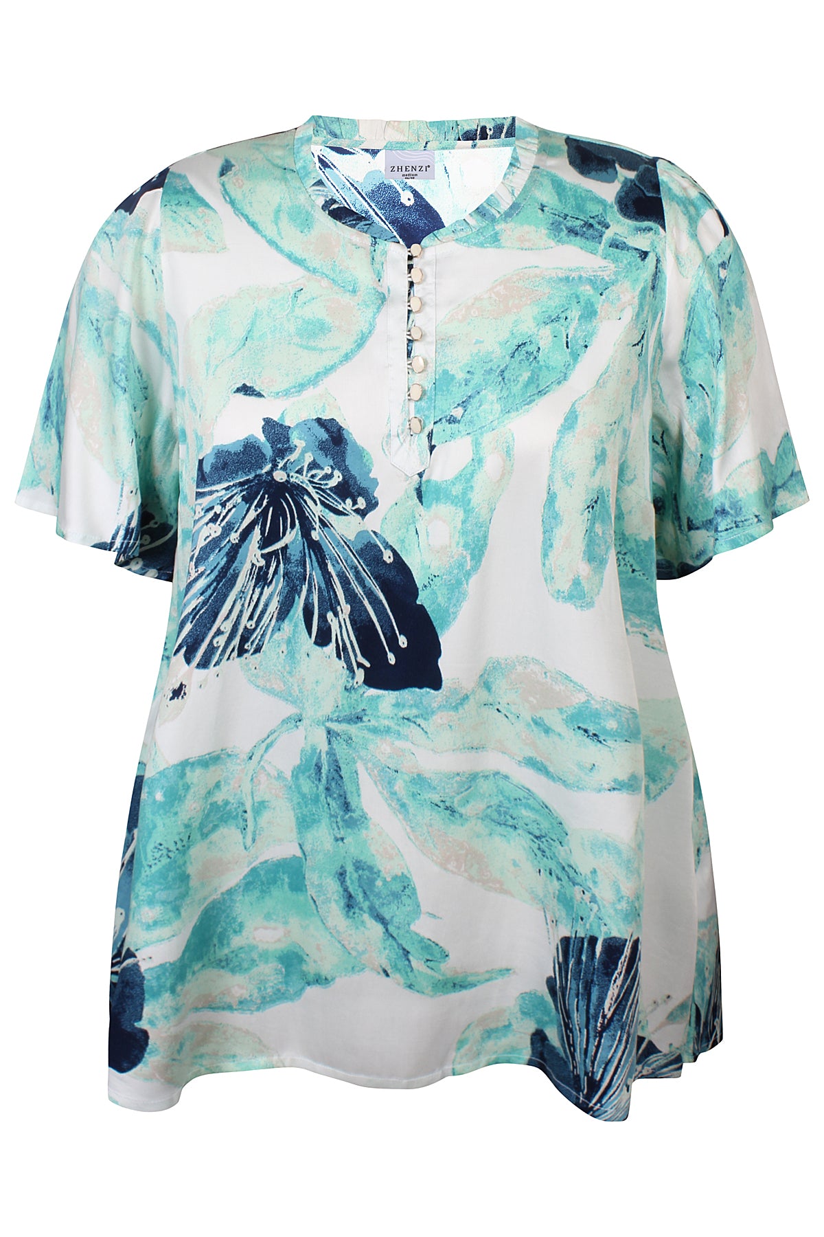 zhenzi bluse jalyn 1379 blå