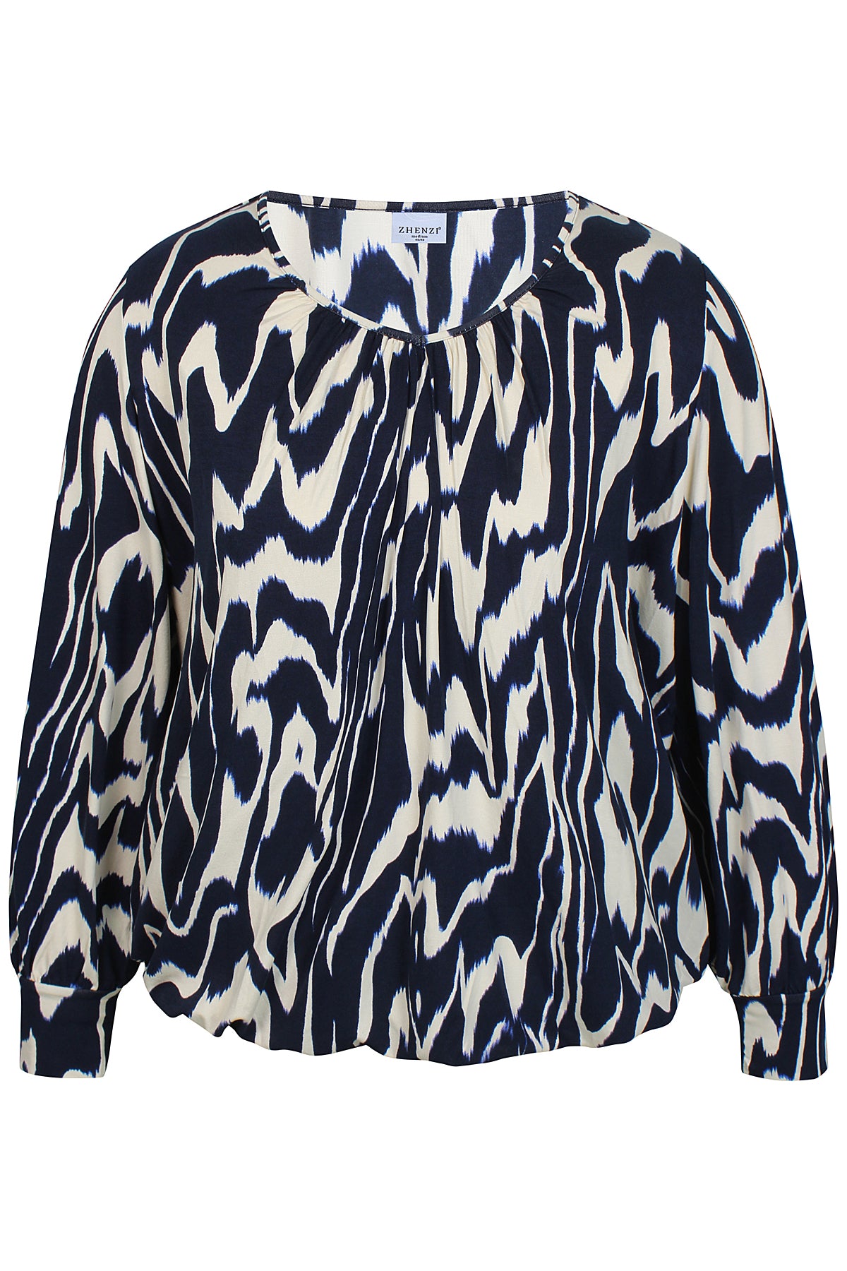 Zhenzi bluse ZH-Karol 1436 blå