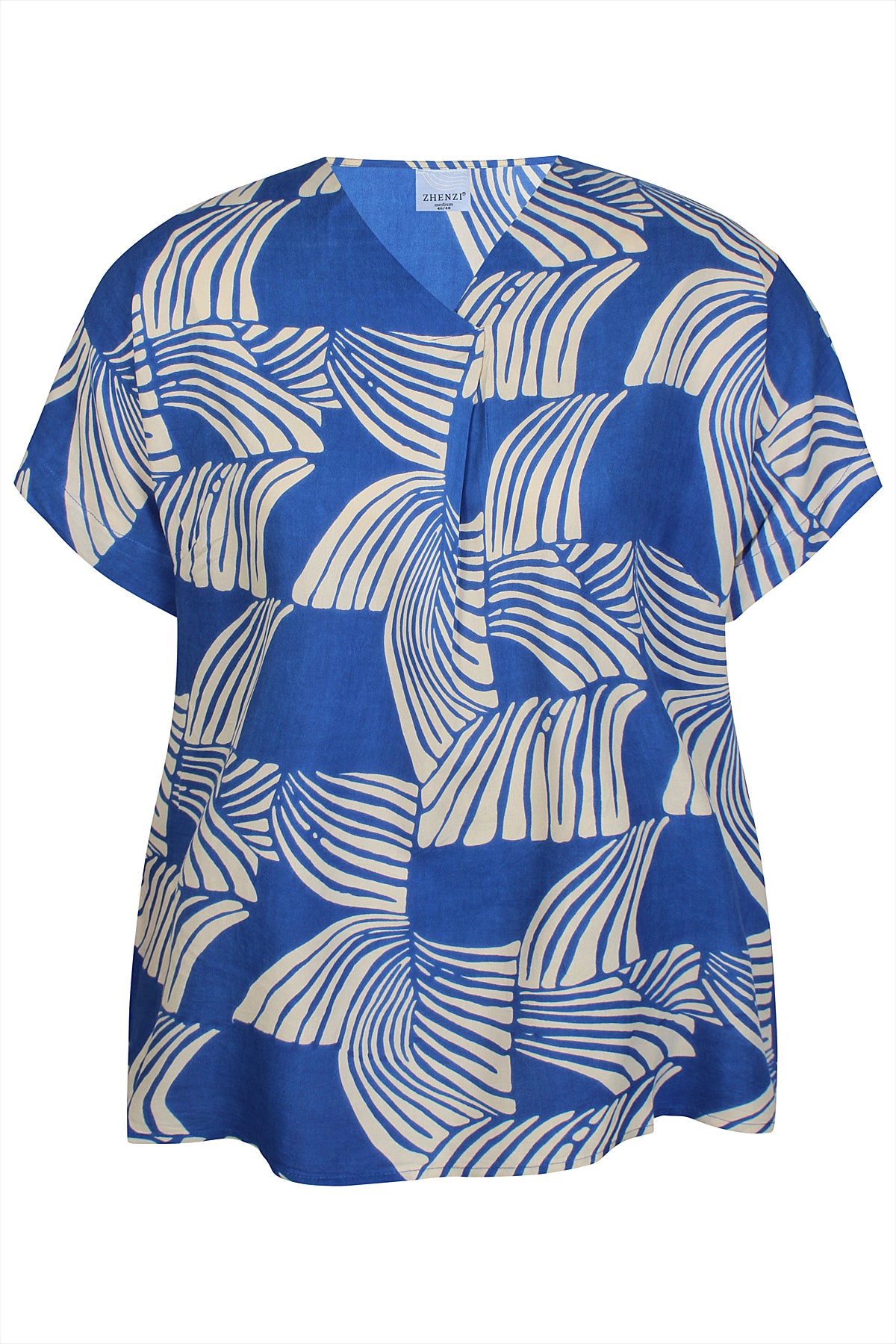 Zhenzi bluse ZH-Keira 1452 blå