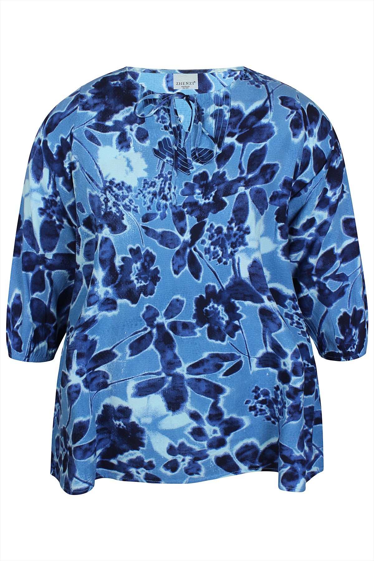 Zhenzi bluse ZH-Kiari 1461 blå
