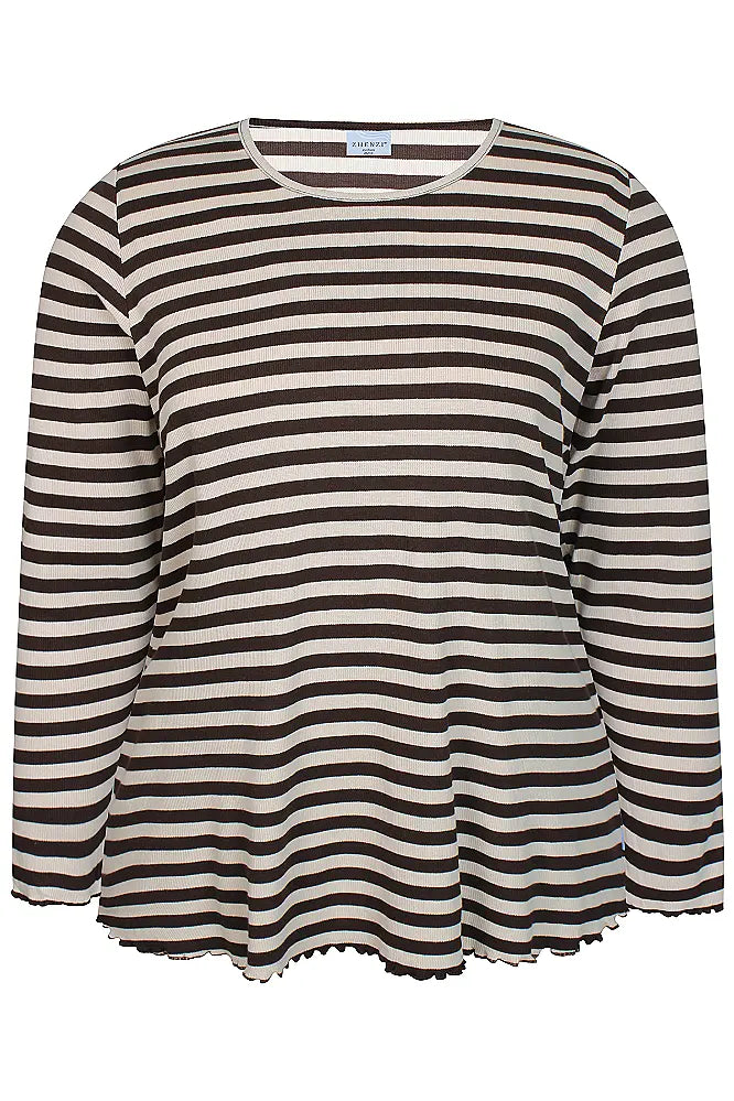 Zhenzi bluse Lara 1507 brun