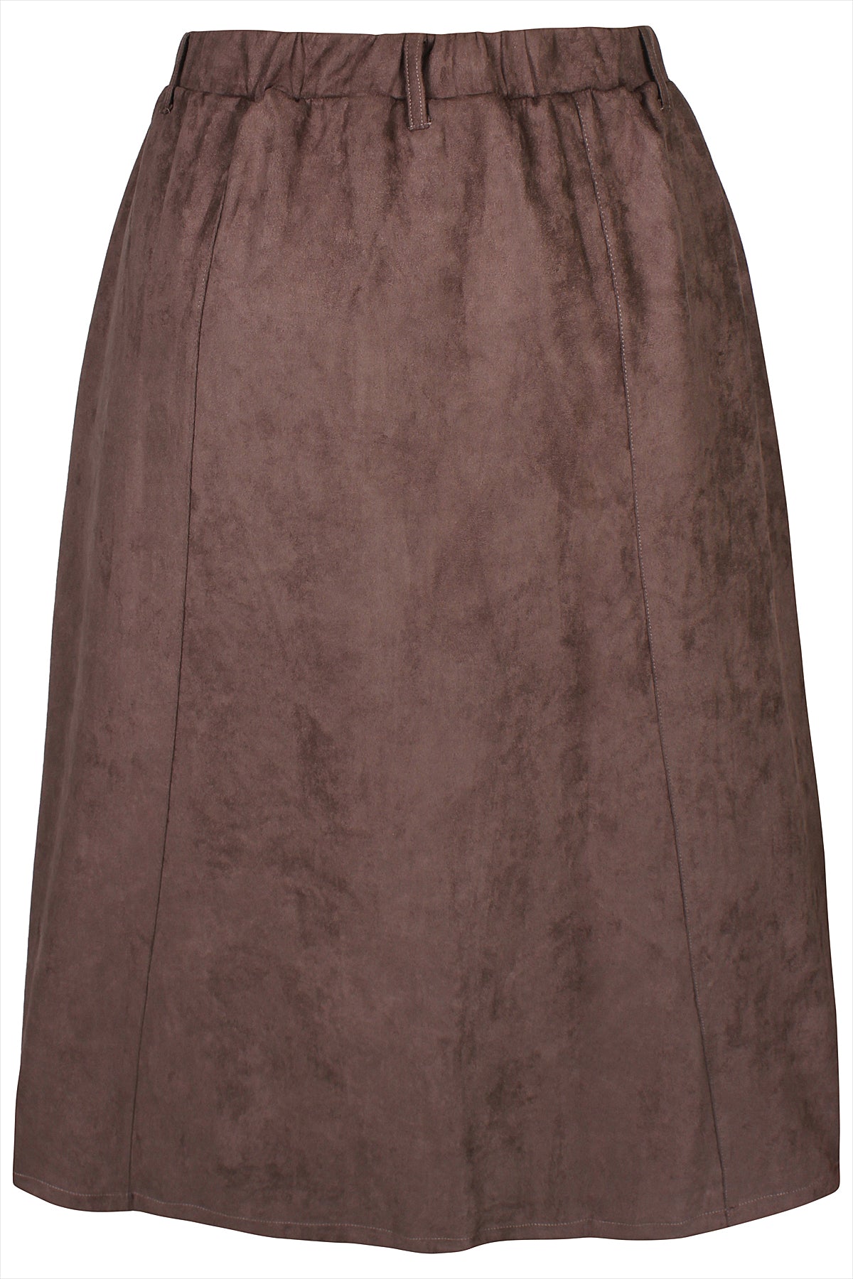 Zhenzi nederdel ruskindslook Faan 1558 brun