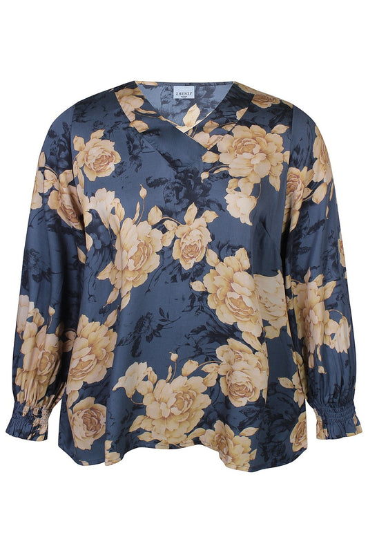 Zhenzi bluse Meryl 1616 – Navy