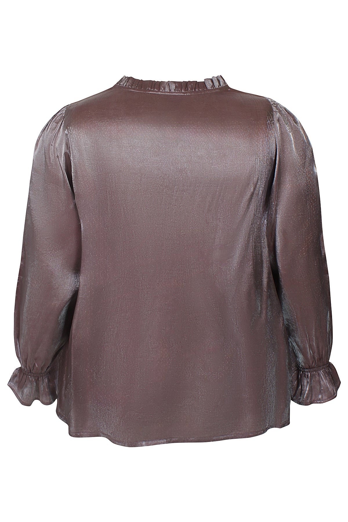 Zhenzi skjorte bluse Mitzy 1643 - Chokolade