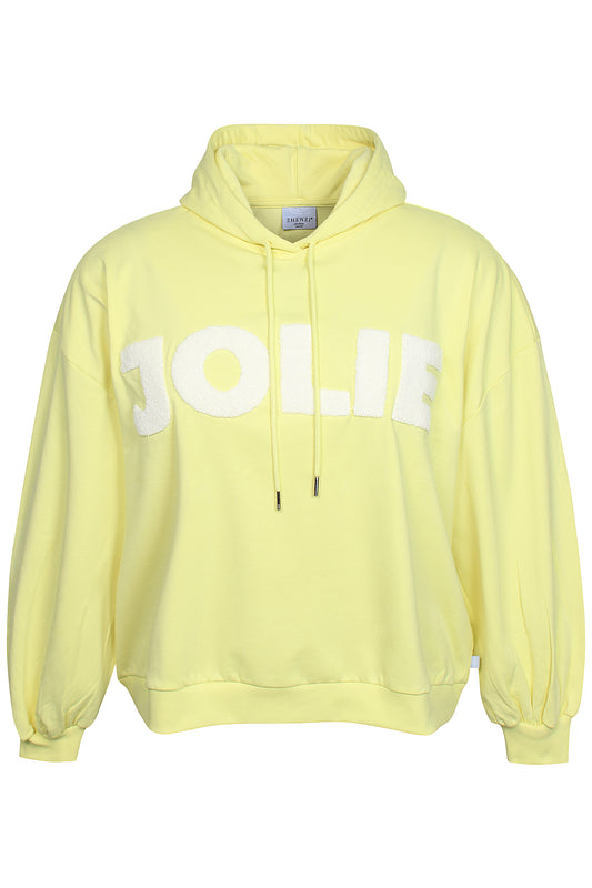 zhenzi sweatbluse hoodie gul Bella 1721