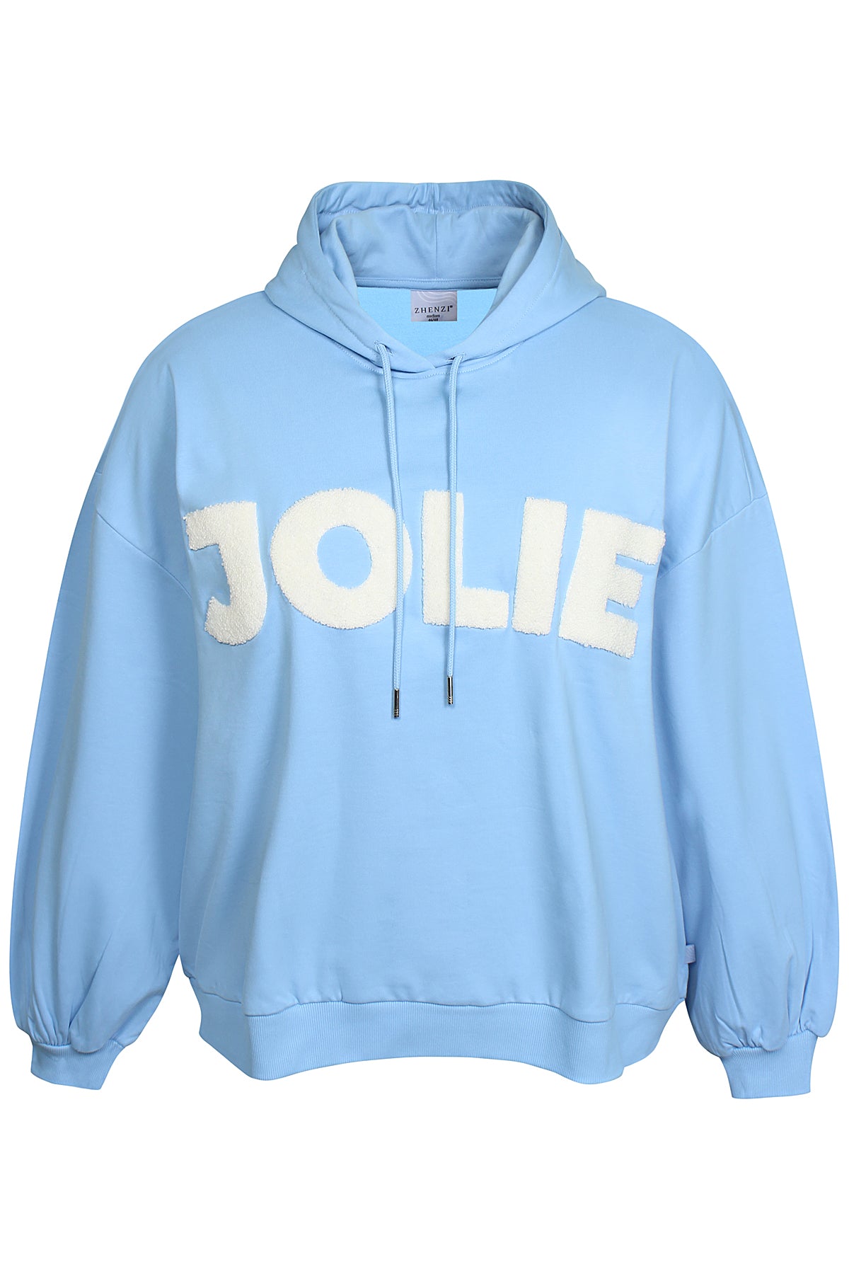 zhenzi sweatbluse hoodie blå Bella 1721
