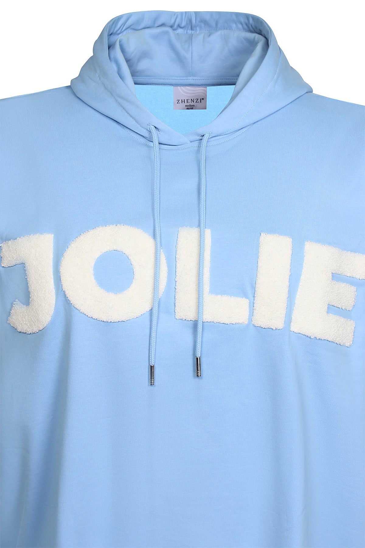 zhenzi sweatbluse hoodie blå Bella 1721