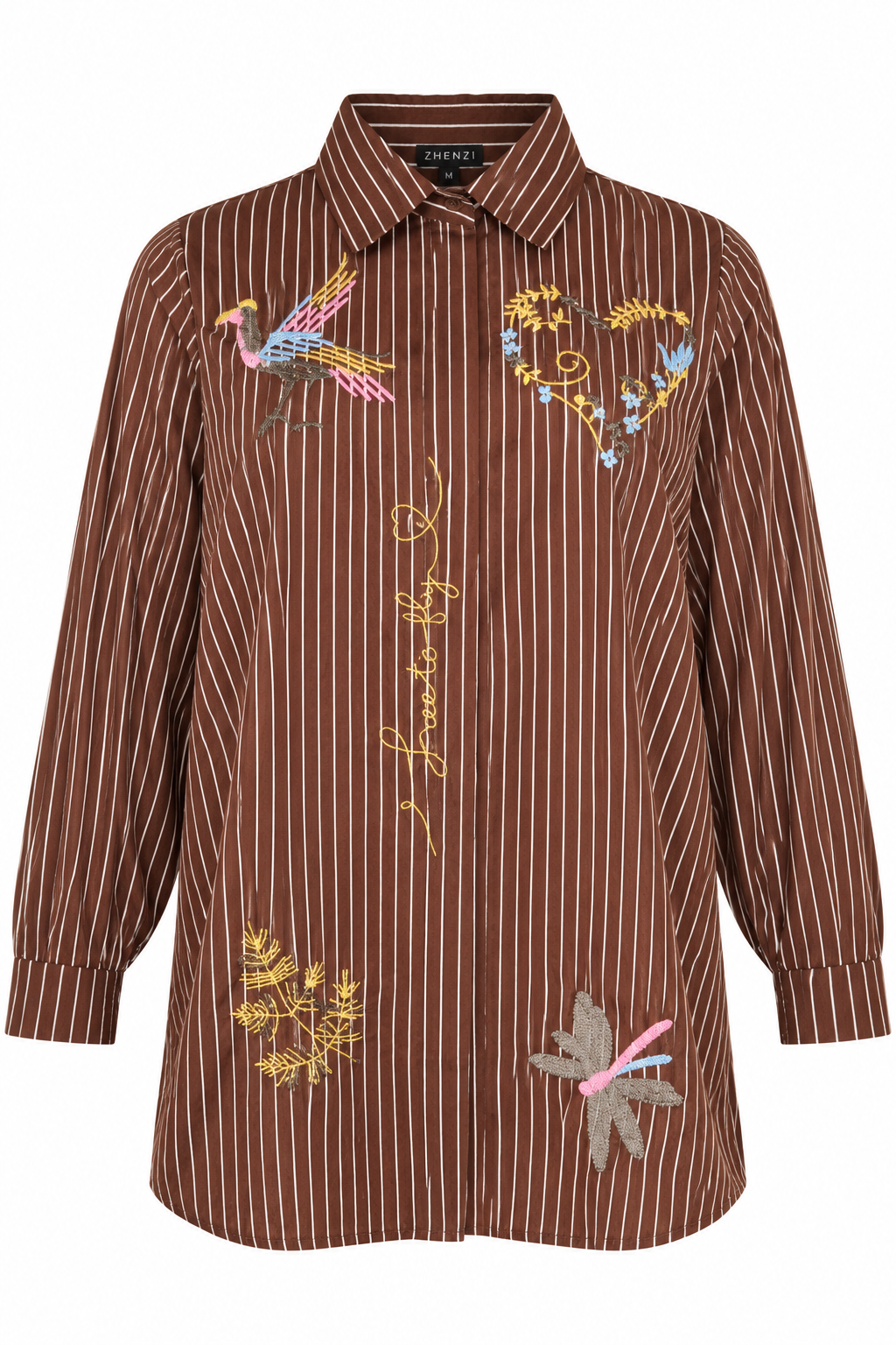 Cassiopeia bluse Kayella – Brun