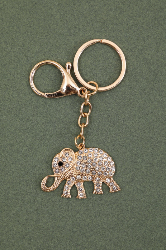 nøglering med elefant