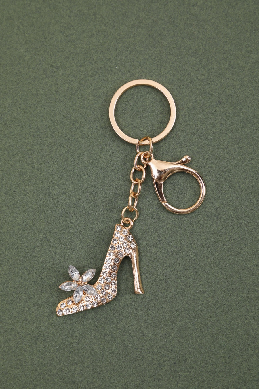 nøglering med stilet sko