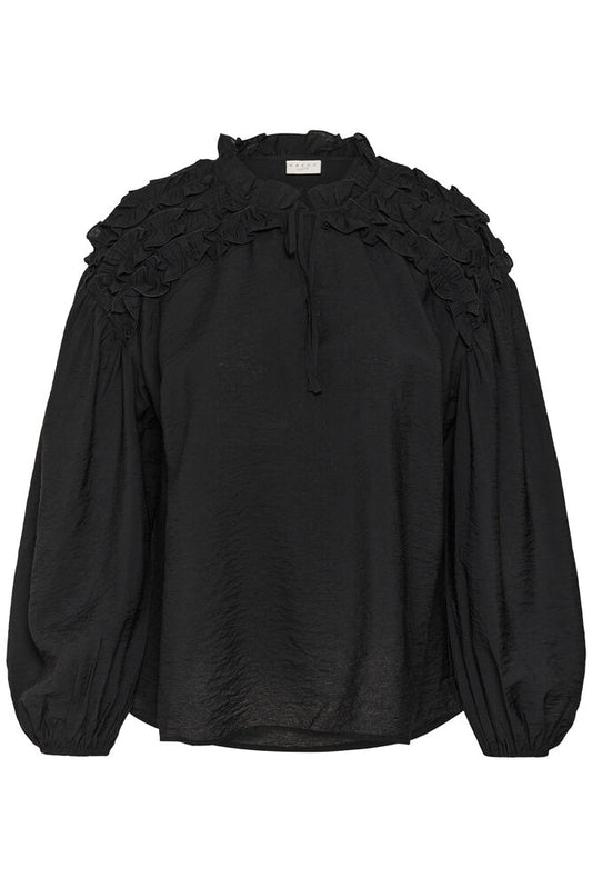 kaffe curve bluse KCnicola sort