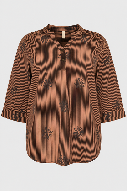 Cassiopeia bluse Elissa - Brun