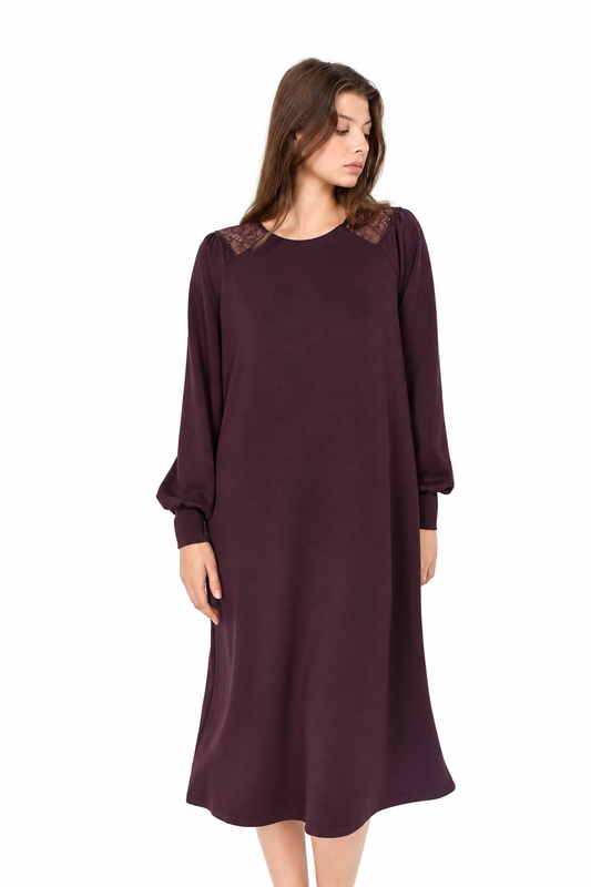 Wasabi kjole WA-SABINA 124 - Chocolate Plum