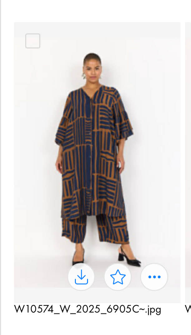 Wasabi kjole brun med tern