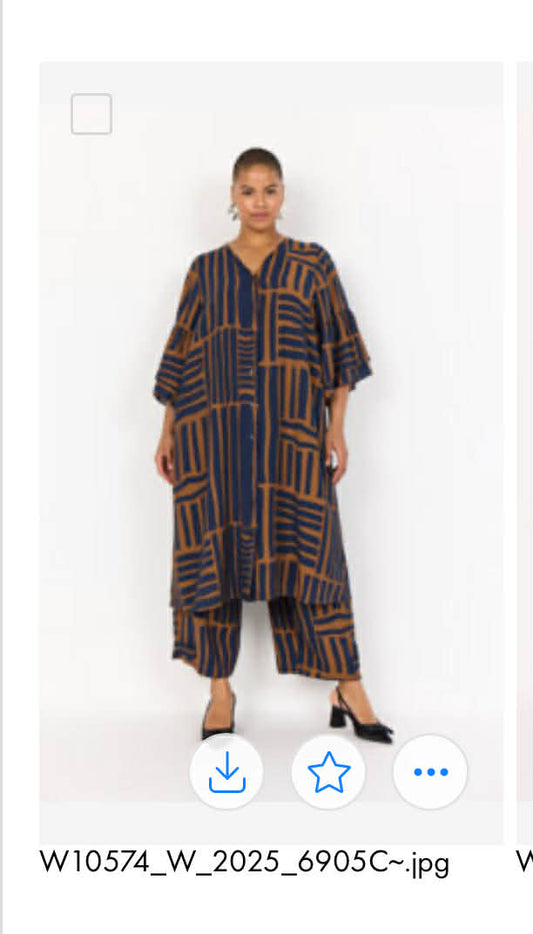 Wasabi kjole brun med tern