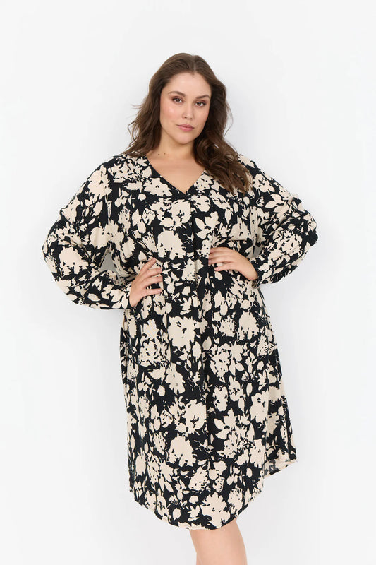 Wasabi tunika kjole wa-saphina 3 beige kombi