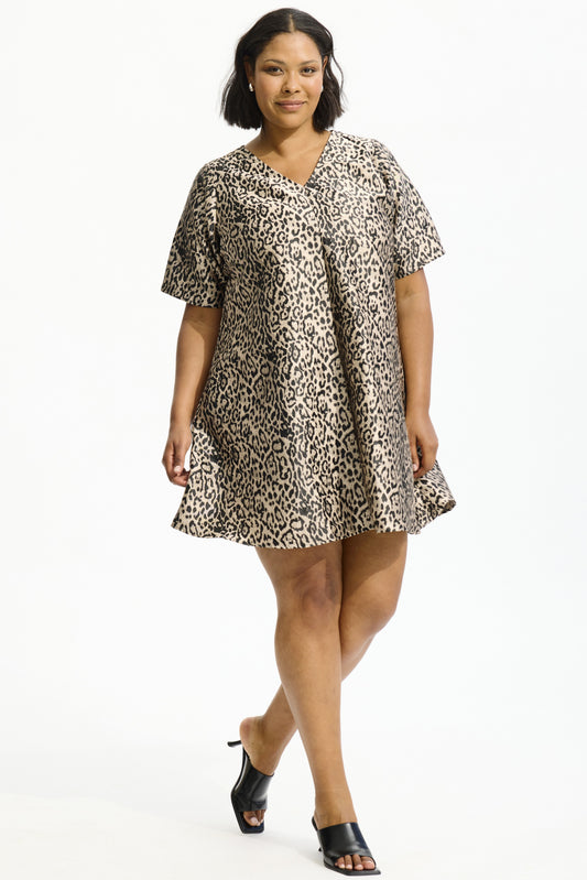 Anyday kjole any-Pine 417 leopart