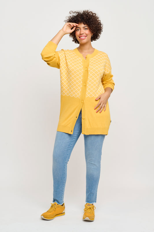 Adia strik cardigan gul adlorra