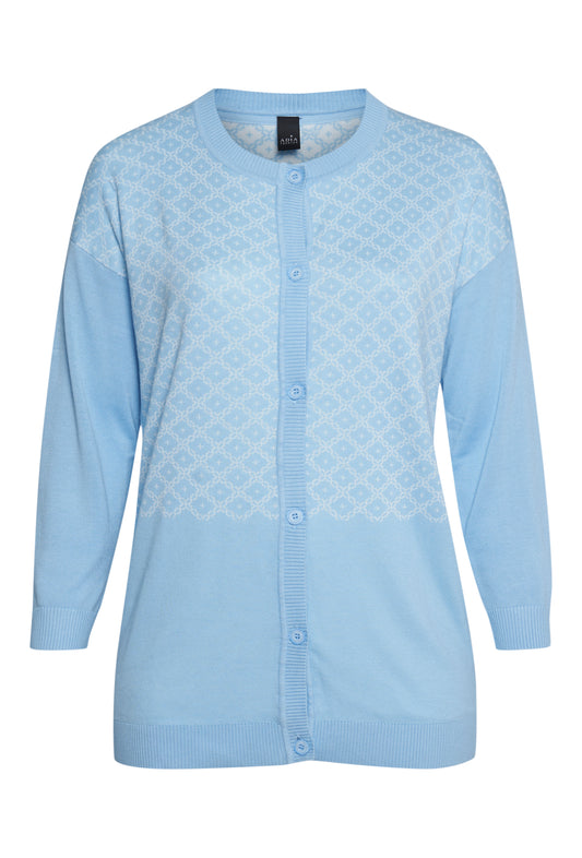 Adia strik cardigan blå adlorra
